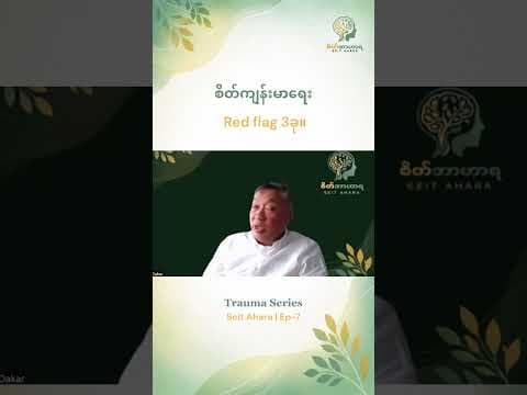 စိတ်ကျန်းမာရေး Red flag 3ခု။