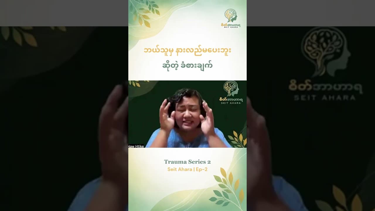 ဘယ်သူမှ ငါ့ကို နားမလည်ပေးဘူးလို့ ခံစားဖူးလား?